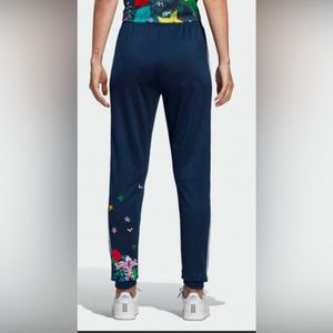 Adidas Original SST night indigo floral track jogger pants NWT XS rare